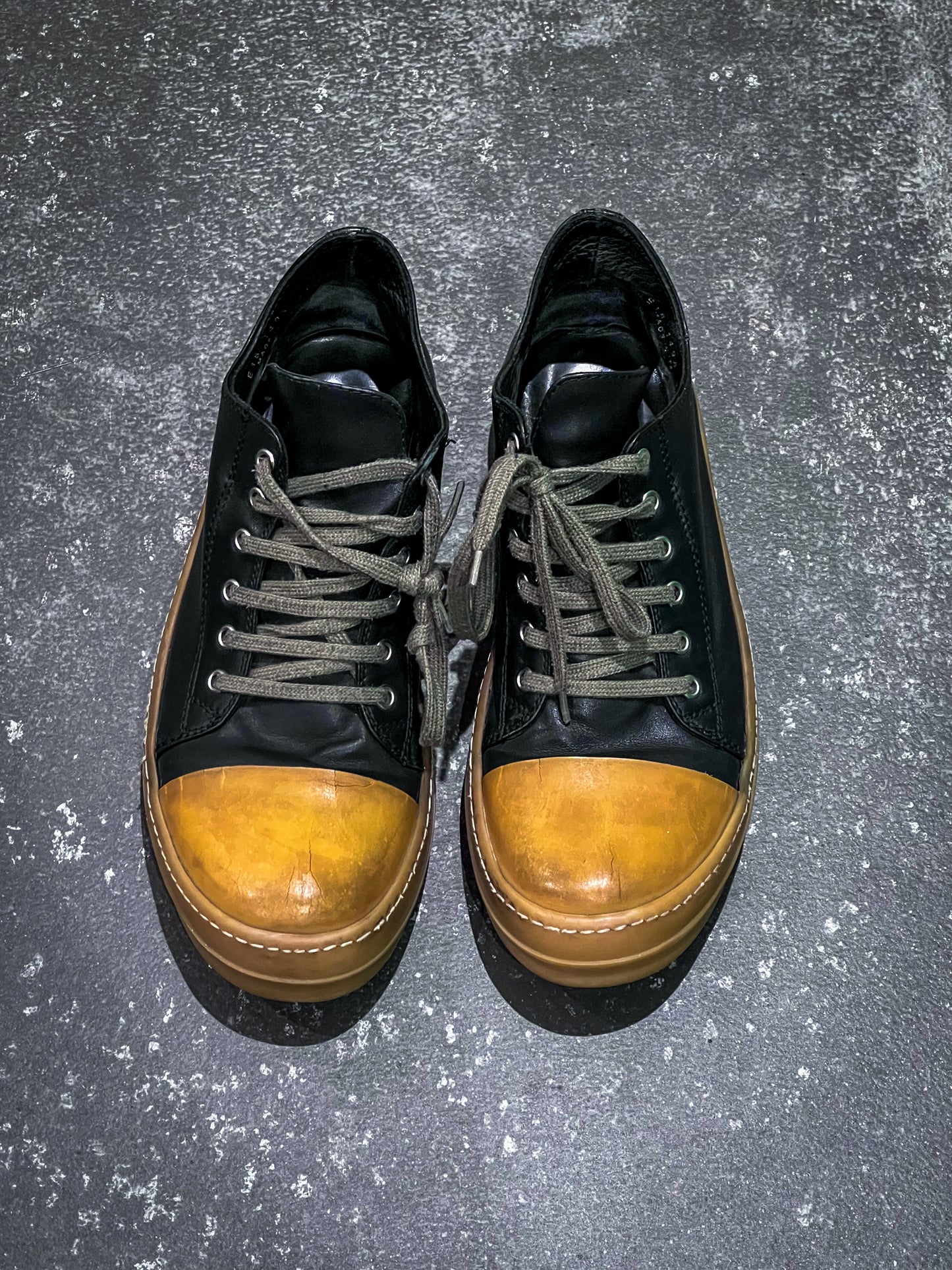 Rick Owens SS18 Dirt Leather Low Sz. 41 (8)