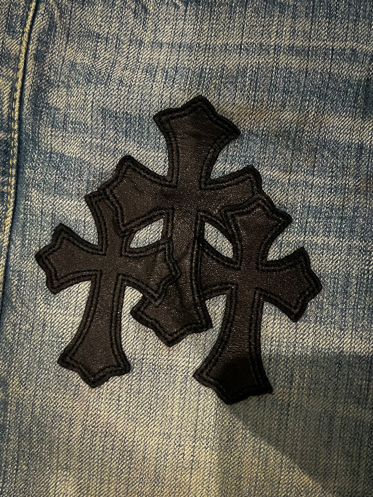 Japanese Levi W/ Custom Chrome hearts patches